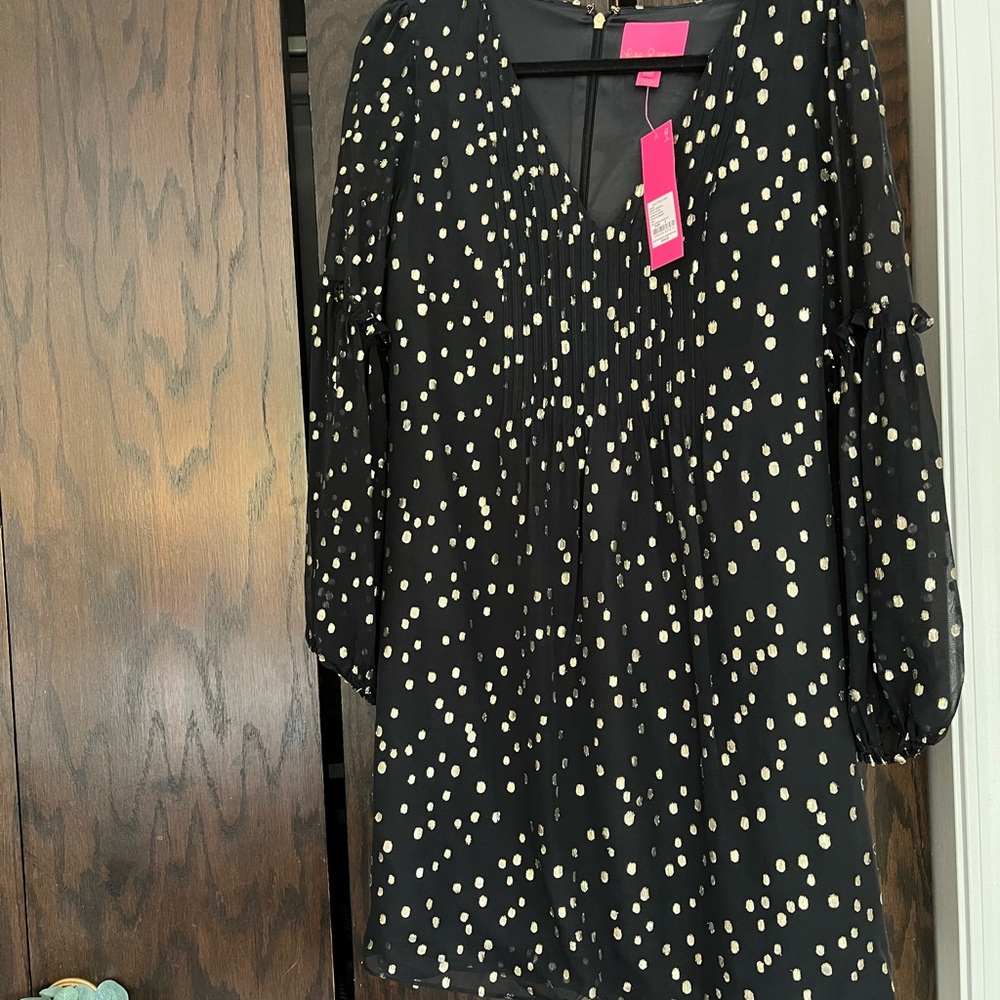 NWT Lilly Pulitzer Cleme Silk Dress (Size 8)